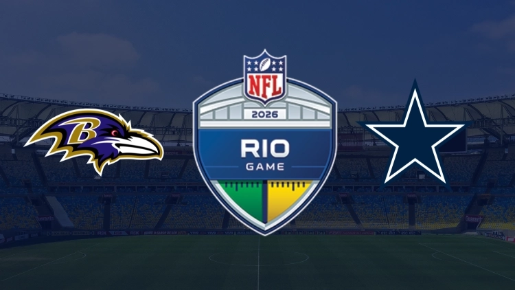 NFL Rio Game 2026 | Baltimore Ravens X Dallas Cowboys | Transfer | Domingo 27/09 &agrave;s 17h25